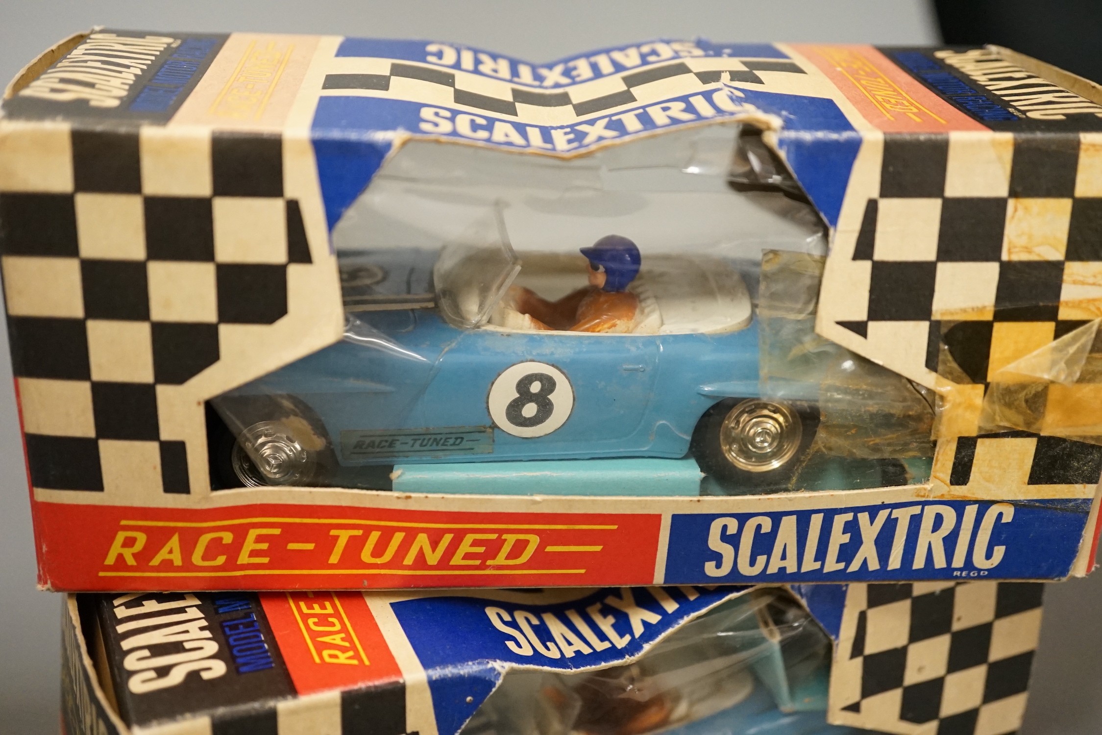 Two boxed Scalextric race-tuned C94 Mercedes